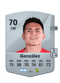 Lucas González Common 70 OVR