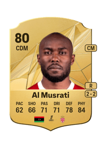 Ali Al Musrati Rare 80 OVR