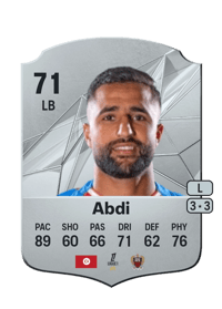 Ali Abdi Rare 71 OVR