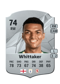 Morgan Whittaker Rare 74 OVR