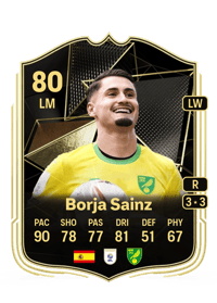 Borja Sainz Team of the Week 80 OVR