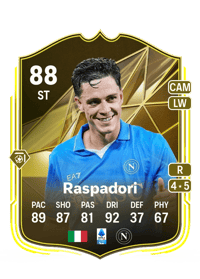 Giacomo Raspadori Squad Battles Mastery 88 OVR