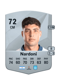 Juan Ignacio Nardoni Common 72 OVR