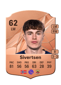 Oskar Sivertsen Rare 62 OVR