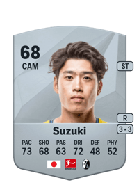 Yuito Suzuki Common 68 OVR