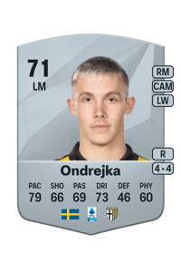 Jacob Ondrejka Common 71 OVR