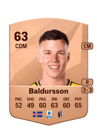 Andri Fannar Baldursson Common 63 OVR