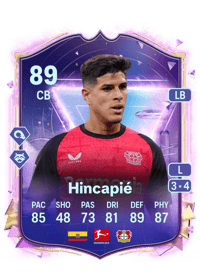 Piero Hincapié Future Stars 89 OVR