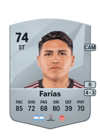 Facundo Farías Common 74 OVR