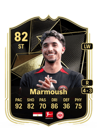 Omar Marmoush Team of the Week 82 OVR