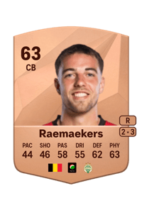Toon Raemaekers Common 63 OVR