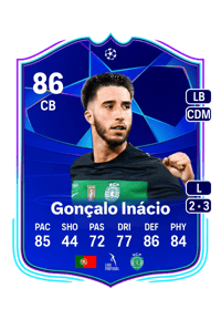 Gonçalo Inácio UCL Road to the Knockouts 86 OVR