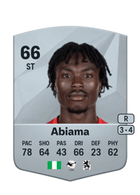 Dickson Abiama Common 66 OVR