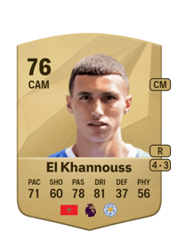 Bilal El Khannouss Common 76 OVR