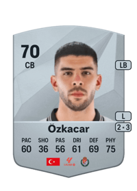 Cenk Özkacar Common 70 OVR