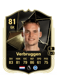 Bart Verbruggen Team of the Week 81 OVR