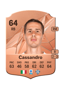 Tommaso Cassandro Rare 64 OVR