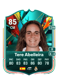 Tere Abelleira Total Rush 85 OVR