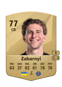 Illia Zabarnyi Common 77 OVR