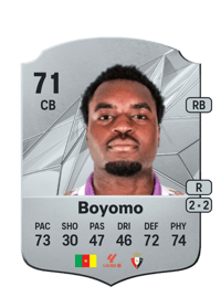 Flavien-Enzo Boyomo Rare 71 OVR