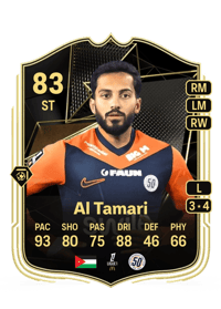Musa Al Tamari Team of the Week 83 OVR