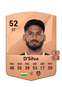 Aaren D'Silva Common 52 OVR