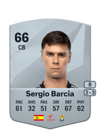 Sergio Barcia Common 66 OVR