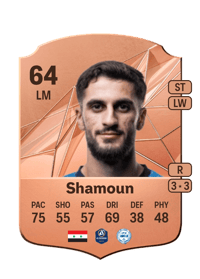Noah Shamoun Rare 64 OVR