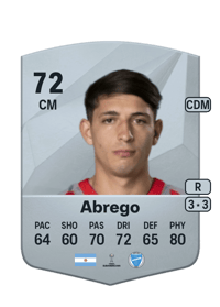 Gonzalo Abrego Common 72 OVR