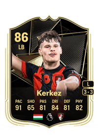 Milos Kerkez Team of the Week 86 OVR
