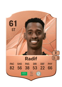 Abdullah Radif Rare 61 OVR