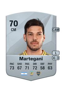 Agustín Martegani Common 70 OVR