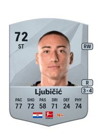 Marin Ljubičić Common 72 OVR