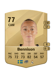 Hanna Bennison Common 77 OVR
