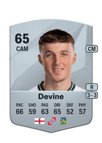 Alfie Devine Common 65 OVR
