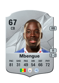 Amadou Mbengue Rare 67 OVR