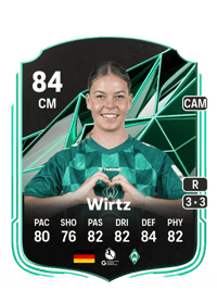 Juliane Wirtz SQUAD FOUNDATIONS 84 OVR