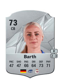 Merle Barth Rare 73 OVR