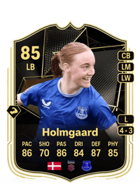 Sara Holmgaard Team of the Week 85 OVR