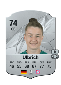 Michelle Ulbrich Rare 74 OVR