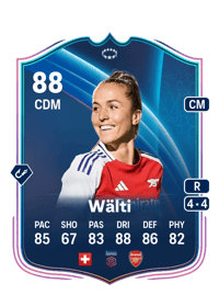 Lia Wälti UWCL Road to the Knockouts 88 OVR