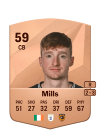 Jevon Mills Common 59 OVR