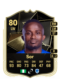 Yira Sor Team of the Week 80 OVR