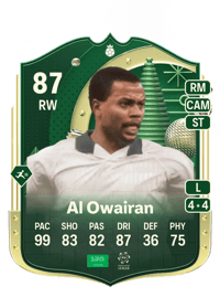Saeed Al Owairan Winter Wildcards Hero 87 OVR
