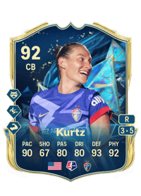 Kaleigh Kurtz TEAM OF THE SEASON 92 OVR