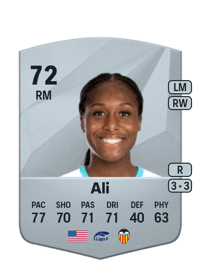 Amirah Ali Common 72 OVR