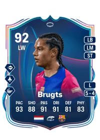 Esmee Brugts UEFA Women's Champions League RTTF 92 OVR