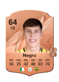 Stephan Negru Rare 64 OVR