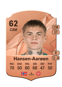 Isak Hansen-Aarøen Rare 62 OVR
