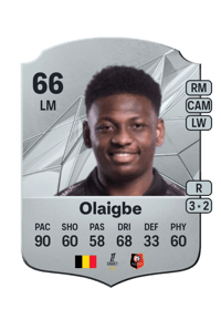 Kazeem Olaigbe Rare 66 OVR